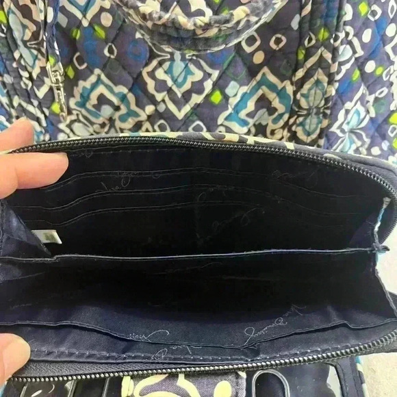 Vera Bradley Extra Large Toggle Tote bag and Wallet lot 2 pieces - Picture 4 of 14